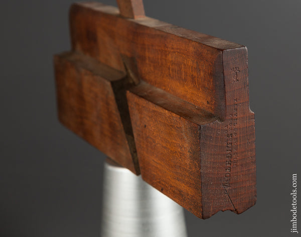 1 1/8 inch Wide VARVILL & SONS Complex Moulding Plane circa 1873-1904 York FINE - 76982