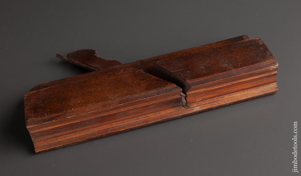 1 1/2 inch Wide E. PRESTON LITCHFIELD ST BRIMm Complex Moulding Plane circa 1827-76 GOOD+ - 76987