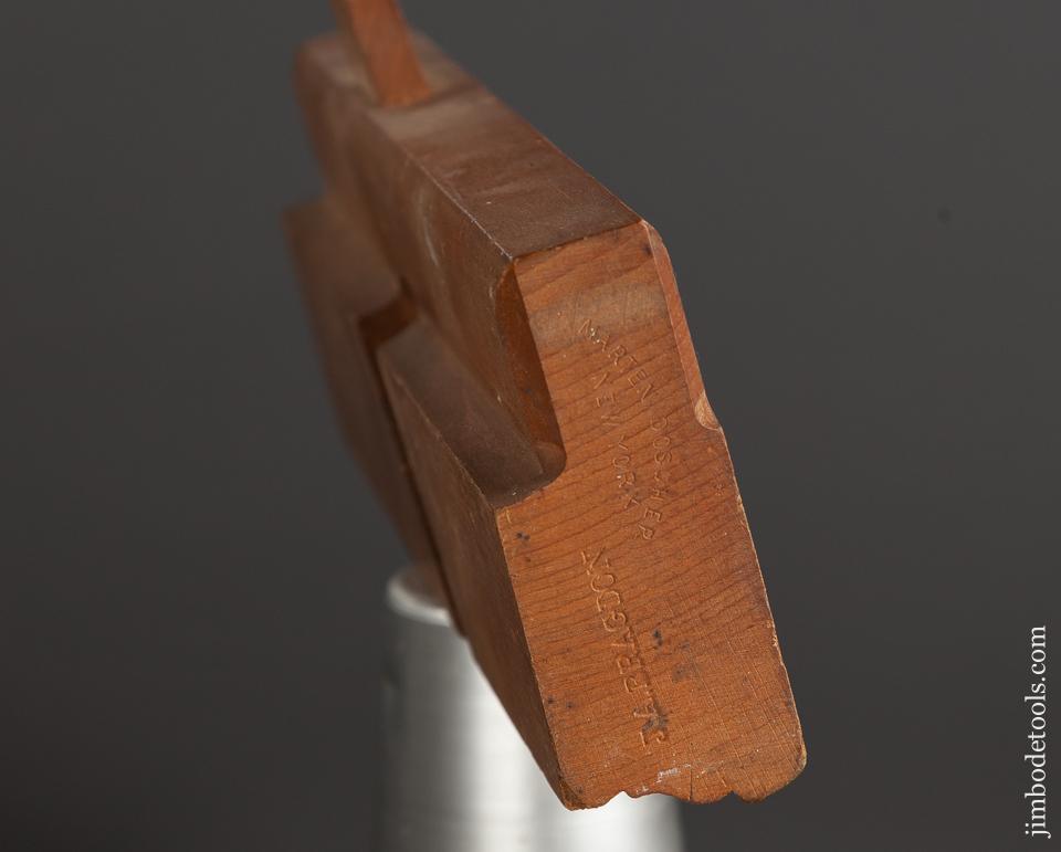 1 3/8 inch Wide MARTEN DOSCHER NEW YORK Complex Molding Plane circa 1879-94 EXTRA FINE - 76992
