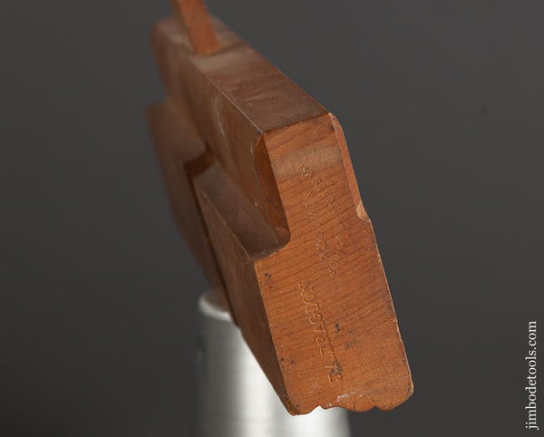 1 3/8 inch Wide MARTEN DOSCHER NEW YORK Complex Molding Plane circa 1879-94 EXTRA FINE - 76992