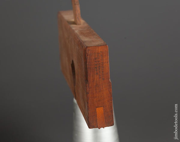 1/4 inch MOSELEY Center Bead Moulding Plane circa 1883-94 London FINE - 76995