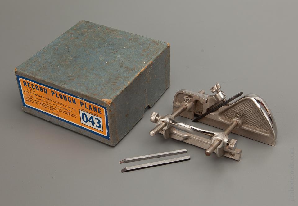 RECORD No. 043 Plough Plane DEAD MINT in Original Box - 77027