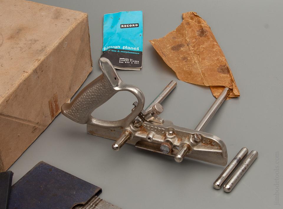RECORD No. 044 Plough Plane 100% COMPLETE in Original Box - 77053