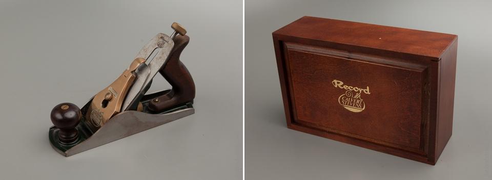 RECORD CALVERT STEVENS No. 88 Heavy Smooth Plane in its Original Wooden Box with Instructions - 77055