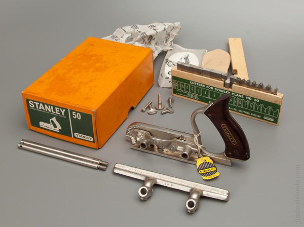 STANLEY No. 50 Light Combination Plane 100% COMPLETE in Original Box - 77063