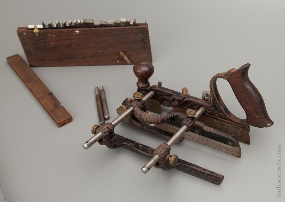 Rare! Type One STANLEY No. 45 Combination Plane Complete with 18 Cutters and 3 Stops circa 1883-85 - 77066R