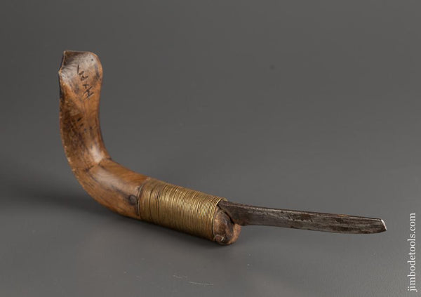 Fantastic Wire-Wrapped 7 3/4 inch Crooked Knife - 77091R