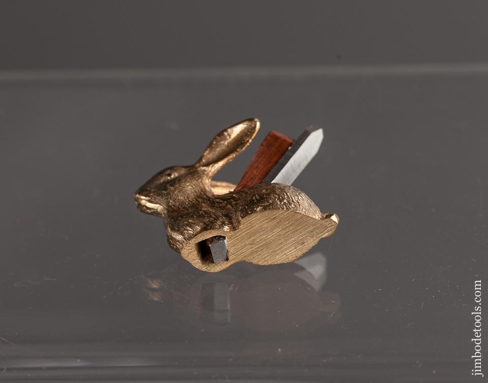 1 1/4 inch PAUL HAMLER Brass Rabbit Plane - 77098RU