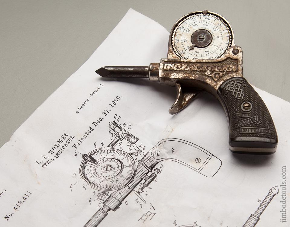 L.B. HOLMES Patent December 31, 1889 PARAGON Ball Bearing Speed Indicator - 77111R