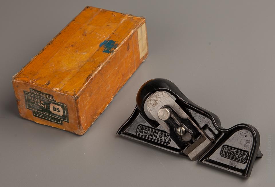 STANLEY No. 95 Block Plane NEAR MINT in its Original Box - 77124R