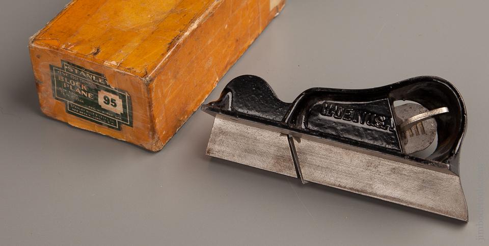 STANLEY No. 95 Block Plane NEAR MINT in its Original Box - 77124R