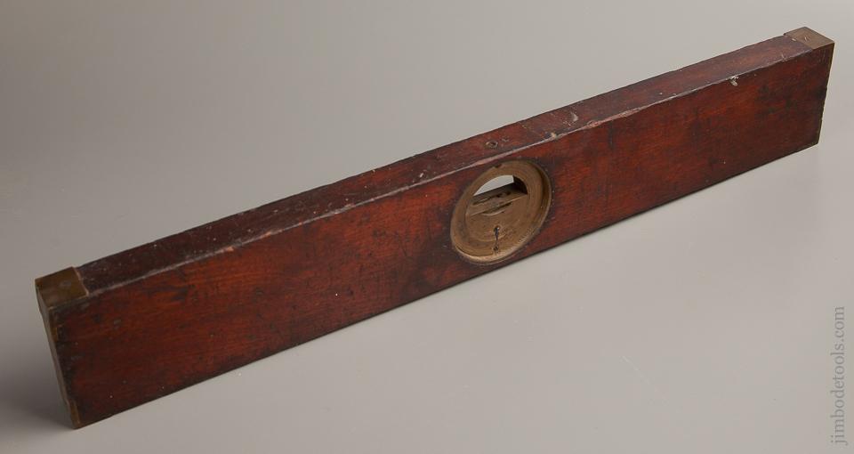 RARE Mahogany Two Foot DAVIS Level - 77159