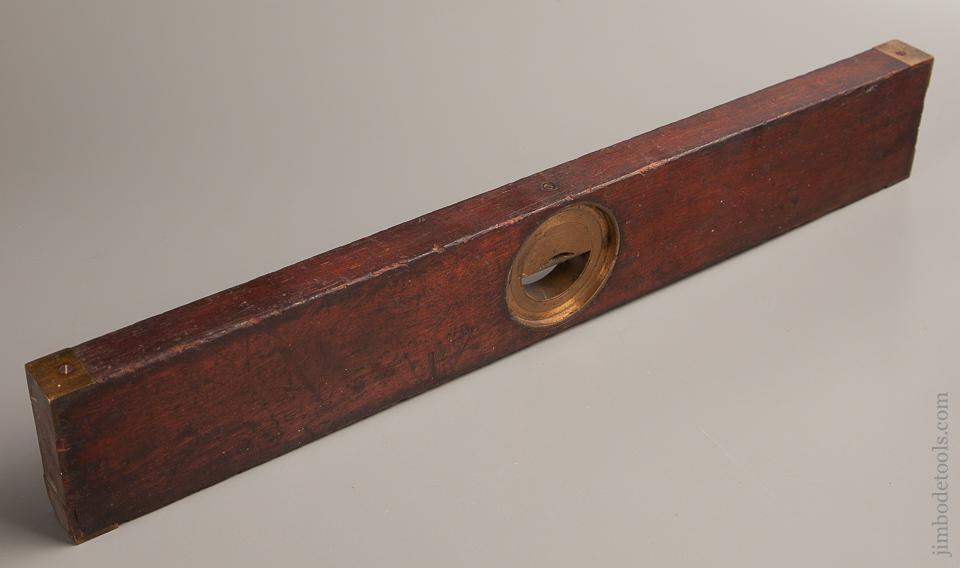 RARE Mahogany Two Foot DAVIS Level - 77159