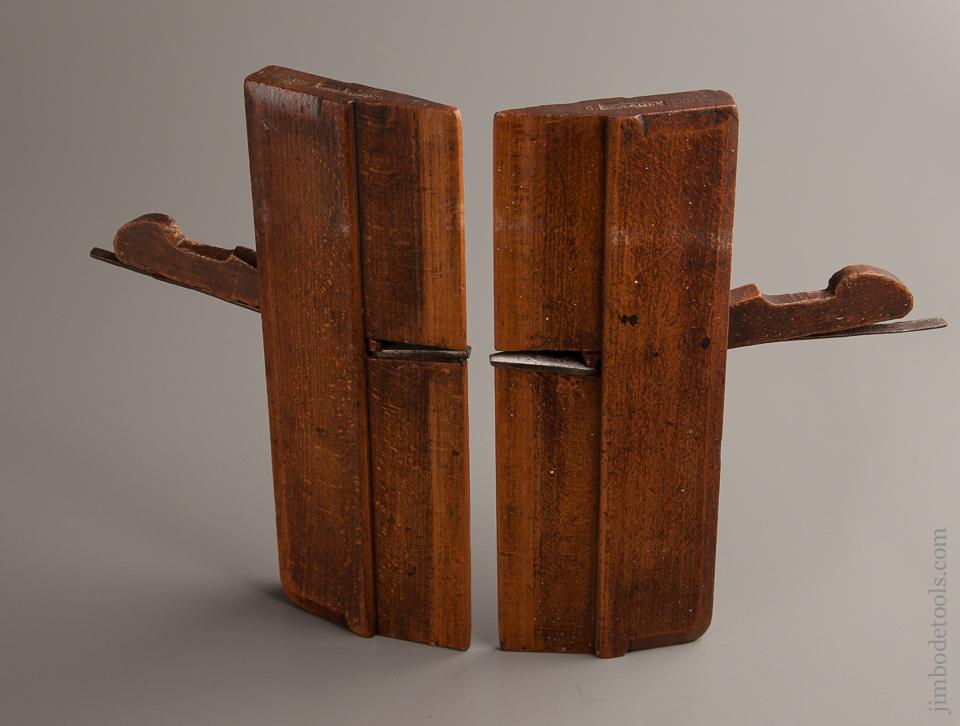 Pair of CROW Side Rabbet Planes circa 1847-1915 Canterbury ..- 77163