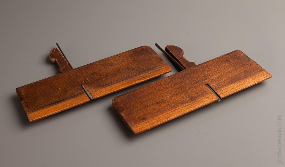Pair of CROW Side Rabbet Planes circa 1847-1915 Canterbury ..- 77163