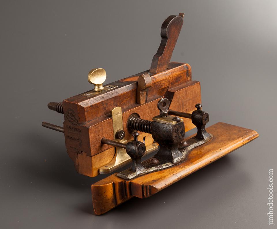 Rare! KIMBERLY Patent 2648 Three Arm Filletster Plane YES, Filletster! Circa 1876-1899 Birmingham FINE - 77180
