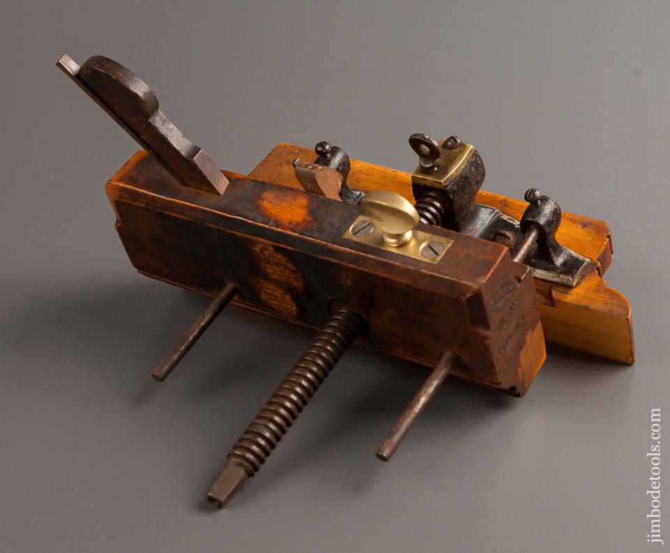 Rare! KIMBERLY Patent 2648 Three Arm Filletster Plane YES, Filletster! Circa 1876-1899 Birmingham FINE - 77180