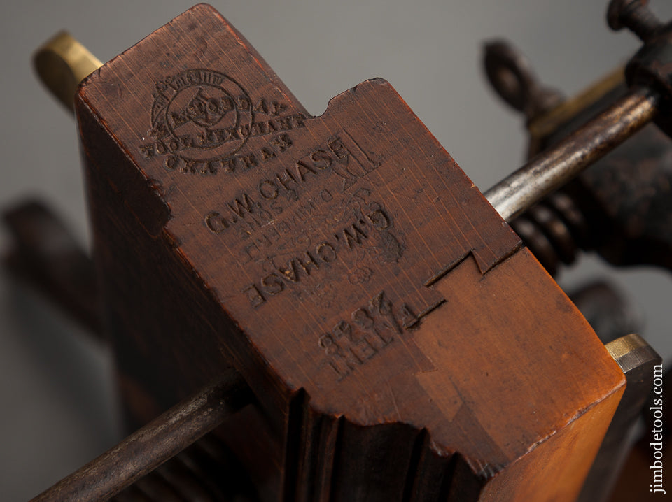 Rare! KIMBERLY Patent 2648 Three Arm Filletster Plane YES, Filletster! Circa 1876-1899 Birmingham FINE - 77180