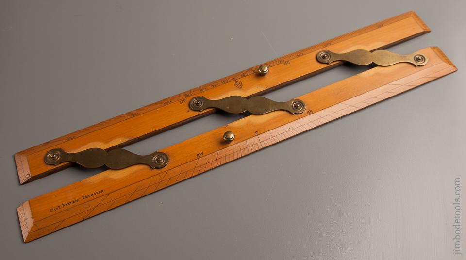 CAPT FIELD'S IMPROVED Boxwood Maritime Parallel Rule - 77181U