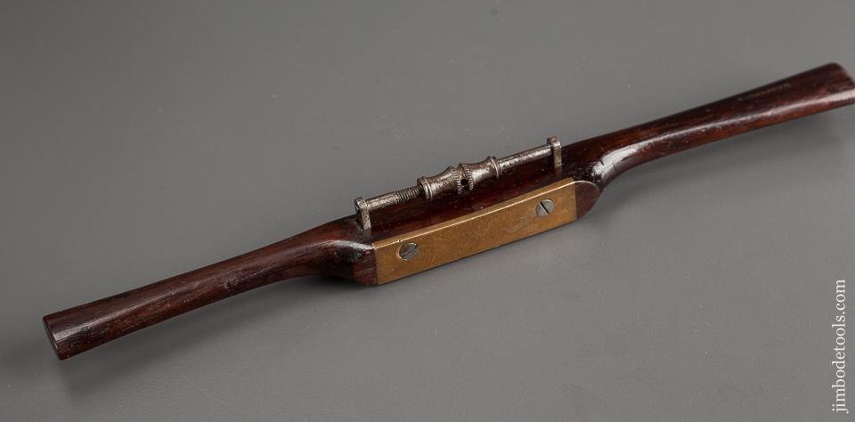 Rare! BAUER Patent April 12, 1881 OSBORNE Rosewood Spoke Shave - 77190U