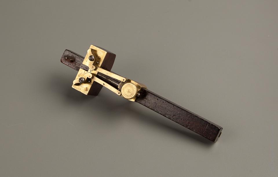 Rare! BLAISDEL Patent June 23, 1868 Articulating Marking Gauge - 77220