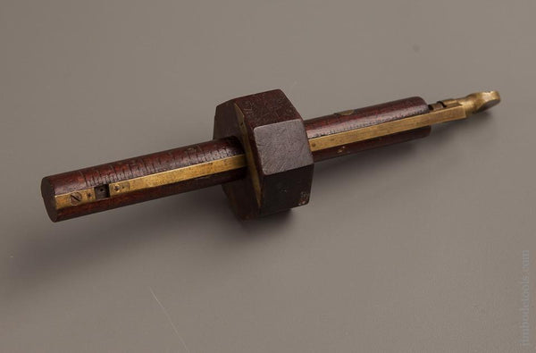Eight inch BRODHEAD Patent April 21, 1868 Mortise Gauge - 77225
