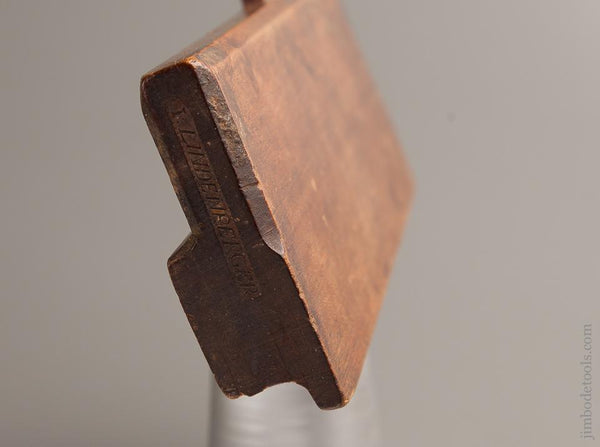 18th Century I. LINDENBERGER Yellow Birch Side Bead Molding Plane FINE - 77231U