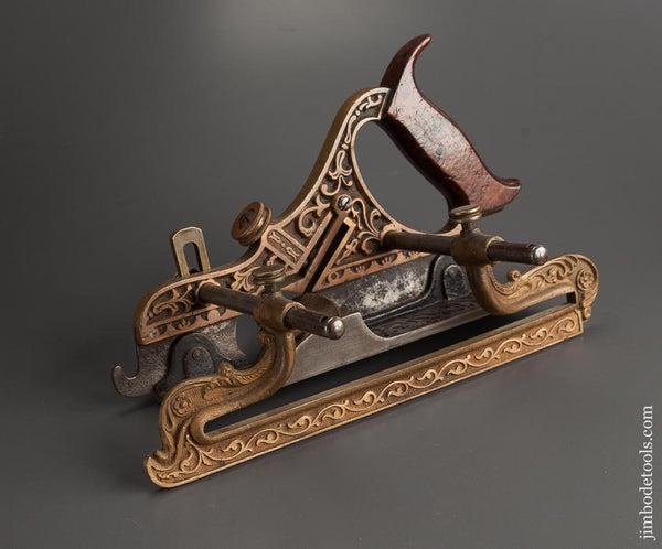 Fine! MILLERS Patent No. 42 Gunmetal Plow and Filletster Plane - 77240U