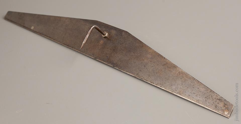 RARE Adjustable BALDWIN TUTHILL & BOLTON Sawyer's Straight Edge and Tension Gauge with Stand - 77248