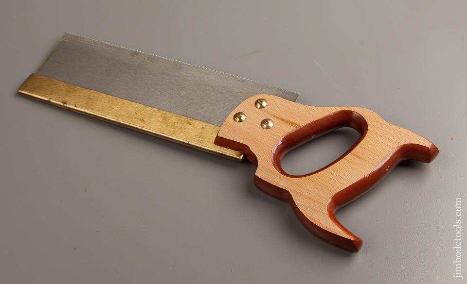 Mint! FOOTPRINT 15 point 10 inch Rip Brass Back Tenon Saw UNUSED in Original Wrap - 77256