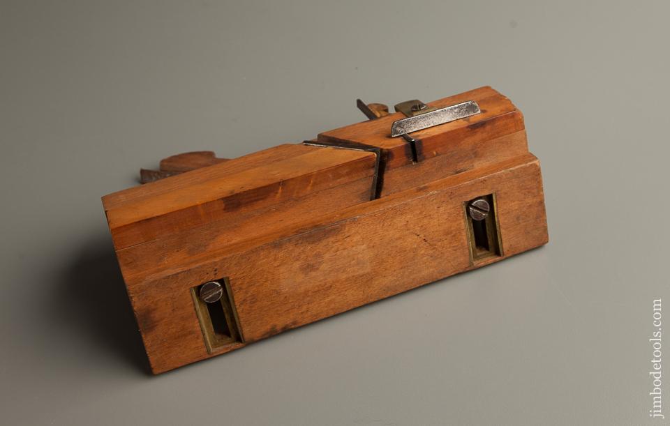 MARLEY  NO. 40 ELM ST N. YORK Boxed Moving Filletster Plane circa 1820-56 FINE 