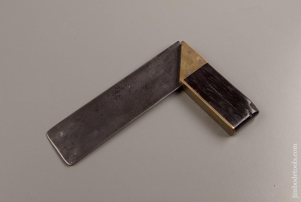 8 inch Ebony and Brass Try Square - 77266