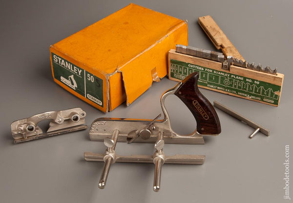 STANLEY No. 50 Light Combination Plane in Original Box -77335