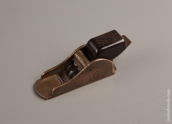 Fine Gunmetal Thumb Plane with Iron by BUCK - 77355
