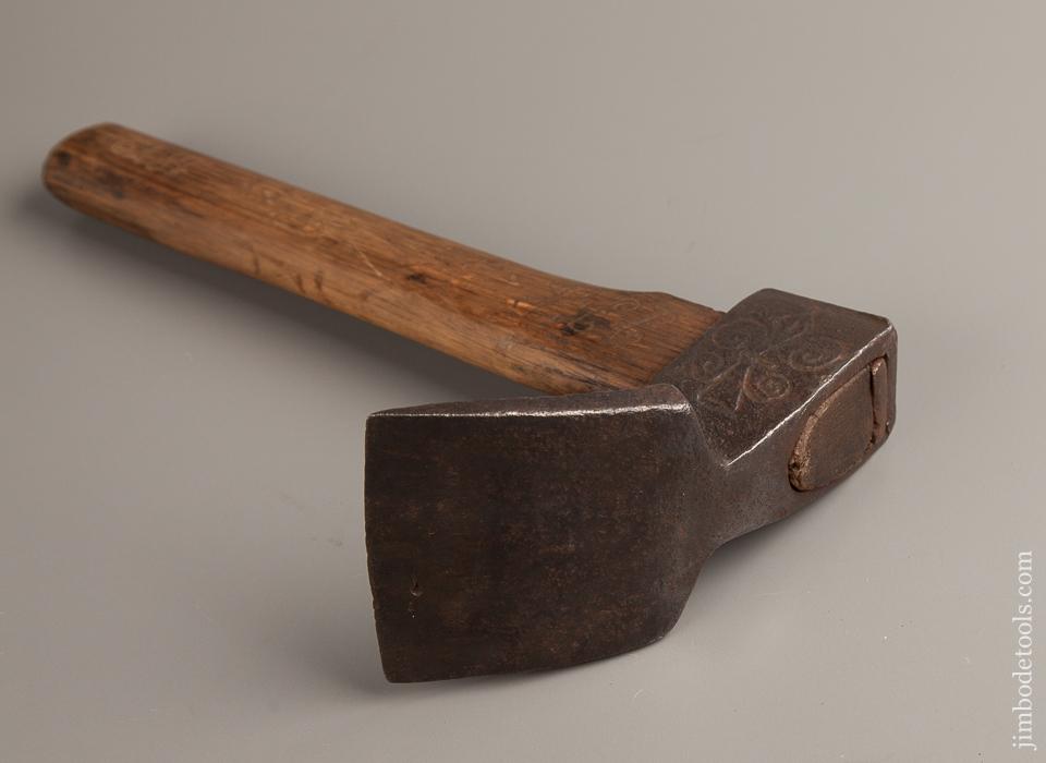 Ornate Decorated Dated 1872 Adze - 77359