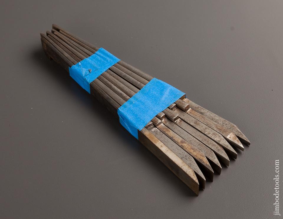 User Set of 8 Graduated Plow Plane Irons - 77365