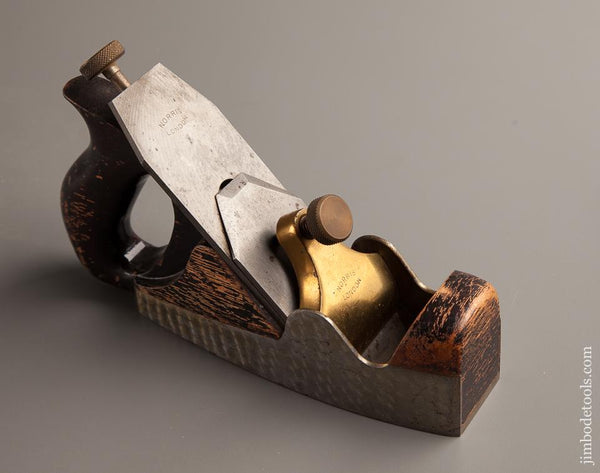 Minty NORRIS A5 Smooth Plane with Original Lacquer and Engine Turning - 77373R