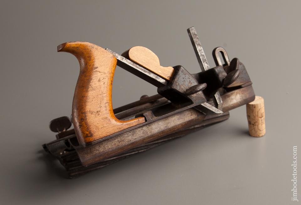 Marvelous! MORRIS Patent Plow Plane with 10 Irons PERFECT - 77383R