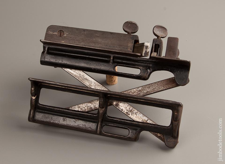 Marvelous! MORRIS Patent Plow Plane with 10 Irons PERFECT - 77383R