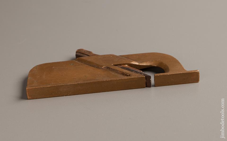 Miniature 3/8 x 5 5/8 inch Brass Rabbet Plane - 77386R