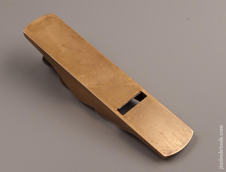 Remarkable Ornate Brass 9 1/2 inch Block Plane - 77388R