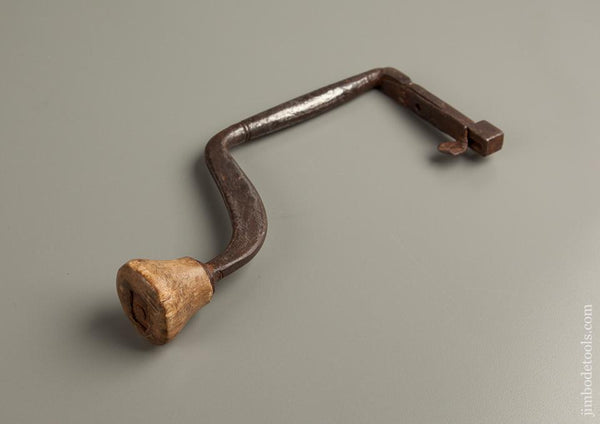 Amazing 18th Century Bit Brace with Flat Tang Bit Pad with Catch - 77411R