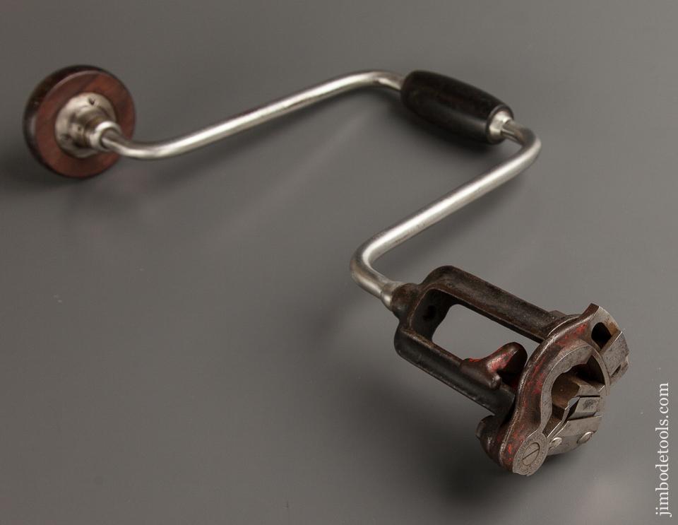 Fine Adjustable MILLERS FALLS Hollow Auger Brace with Depth Stop - 77418R