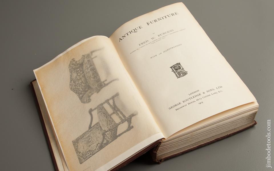 Book:  ANTIQUE FURNITURE by Fred W. Burgess - 77427R