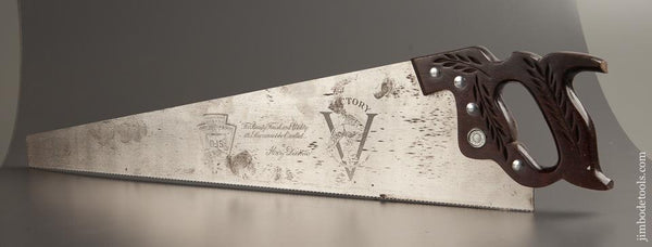 UNUSED 12 point 26 inch DISSTON D-15 Crosscut Hand Saw Near Mint! - 77429R