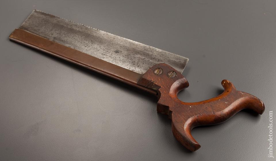 Just Sharpened! 14 point 10 inch G. NAYLOR Crosscut Brass Back Saw - 77432