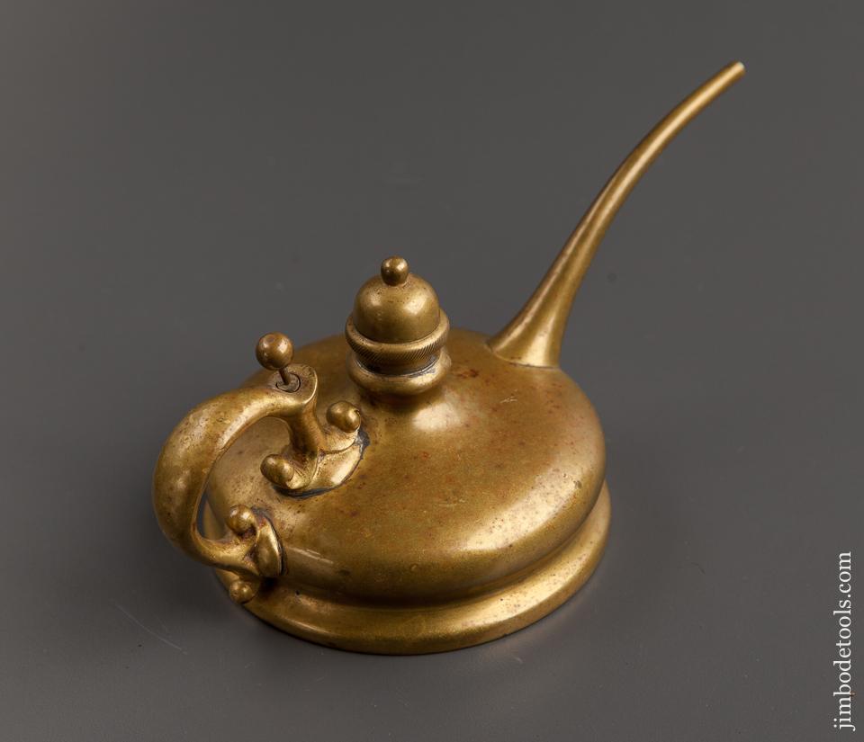 Lovely BUFFALO MFG CO Ornate Brass Oil Can - 77442U