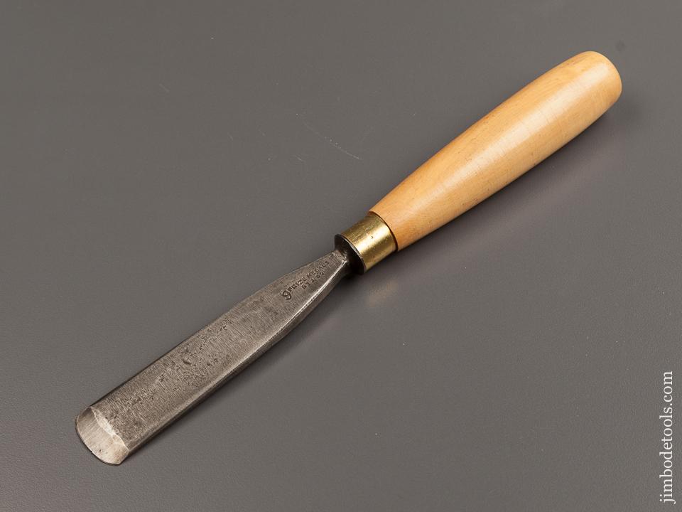 1 x 5 3/8 inch ADDIS No. 6 Boxwood Carving Gouge - 77458