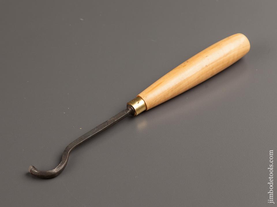 5/16 x 8 3/4 inch ADDIS Boxwood Handled Spoon Gouge MINT - 77461