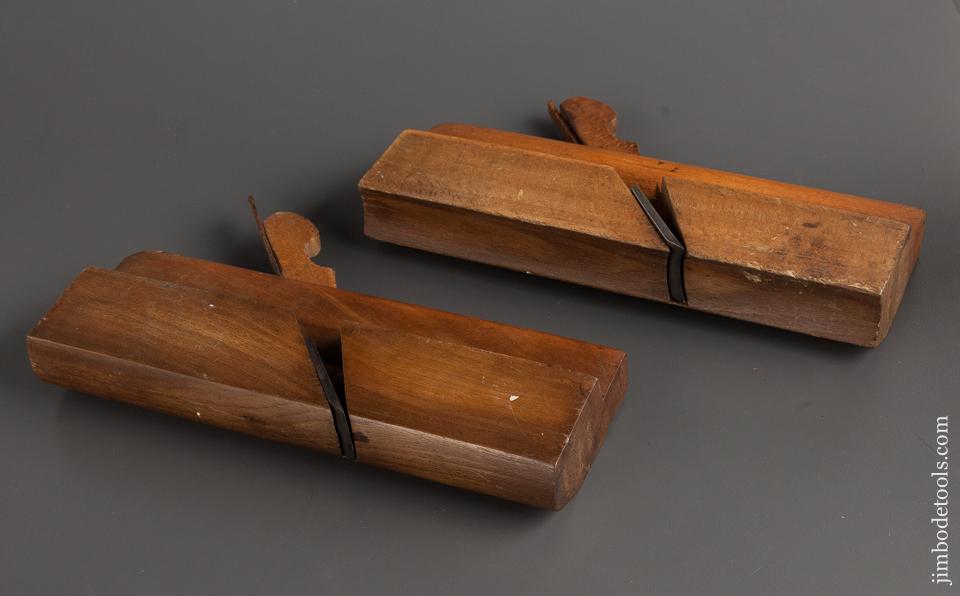 CASEY & CO AUBURN NY No. 16 Hollow & Round Molding Plane Pair circa 1830-1850s - 77494
